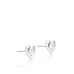 Heart Stud Silicone Earrings