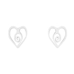 Heart Stud Silicone Earrings