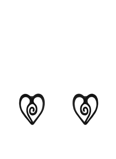 Heart Stud Silicone Earrings